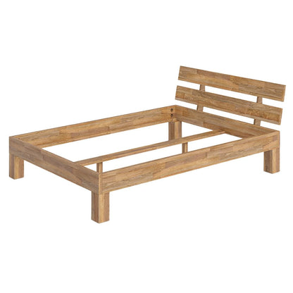skølm Floki Massivholzbett 140x200 cm – Eiche geölt, Futonbett