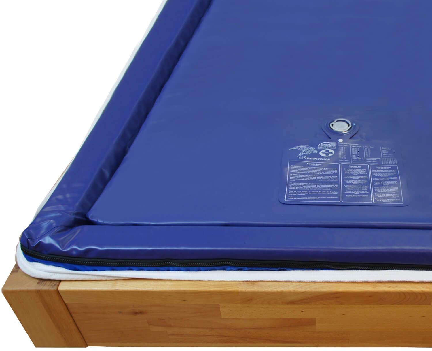 Traumreiter 1x Wasserbett Matratze Premium dual Wassermatratze 100x220 für 200x220 Softside I Wasserbettmatratze Wasserbettenmatratzen Wasserkern Water Bed Mattress MESAMOLL 2 (schwingt 3-4 Sek.)