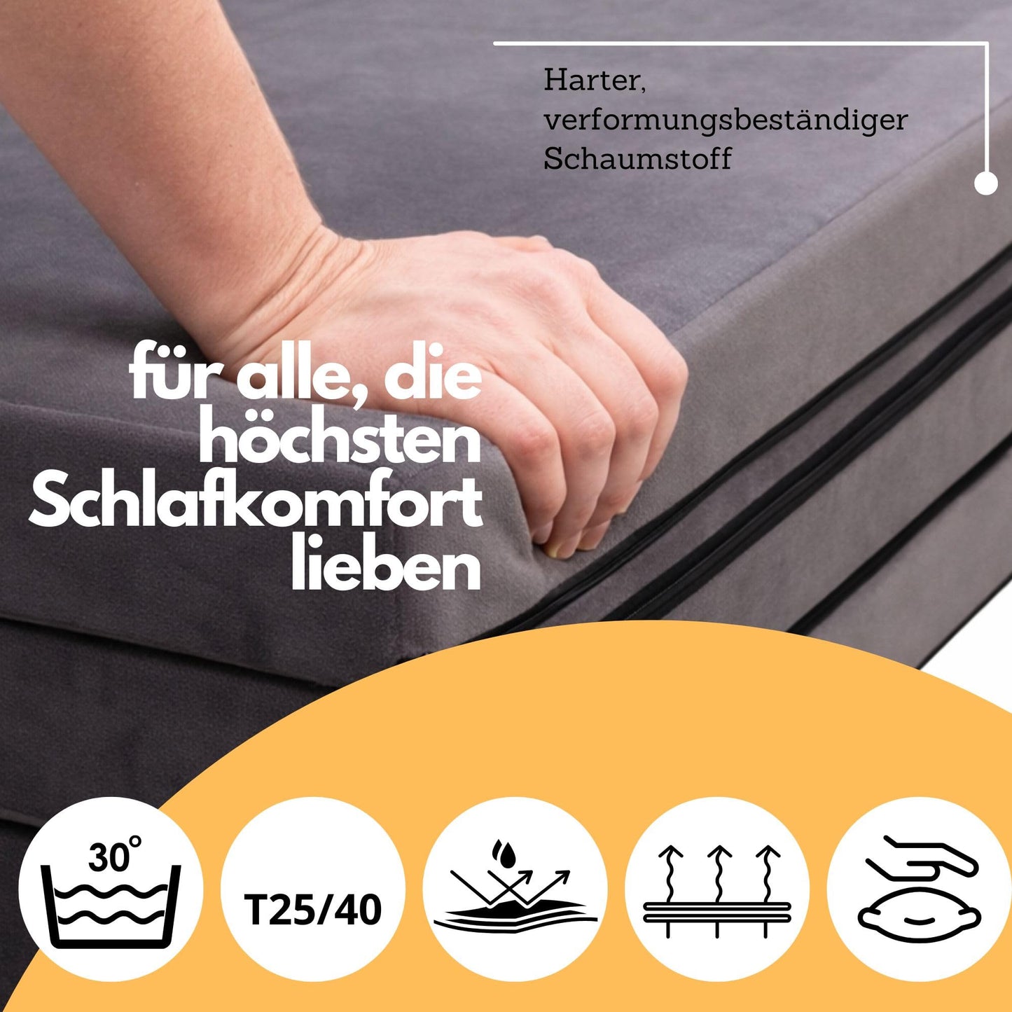 GoldenGroup Auto Matratze 200x150 cm für VW T5/T6 California