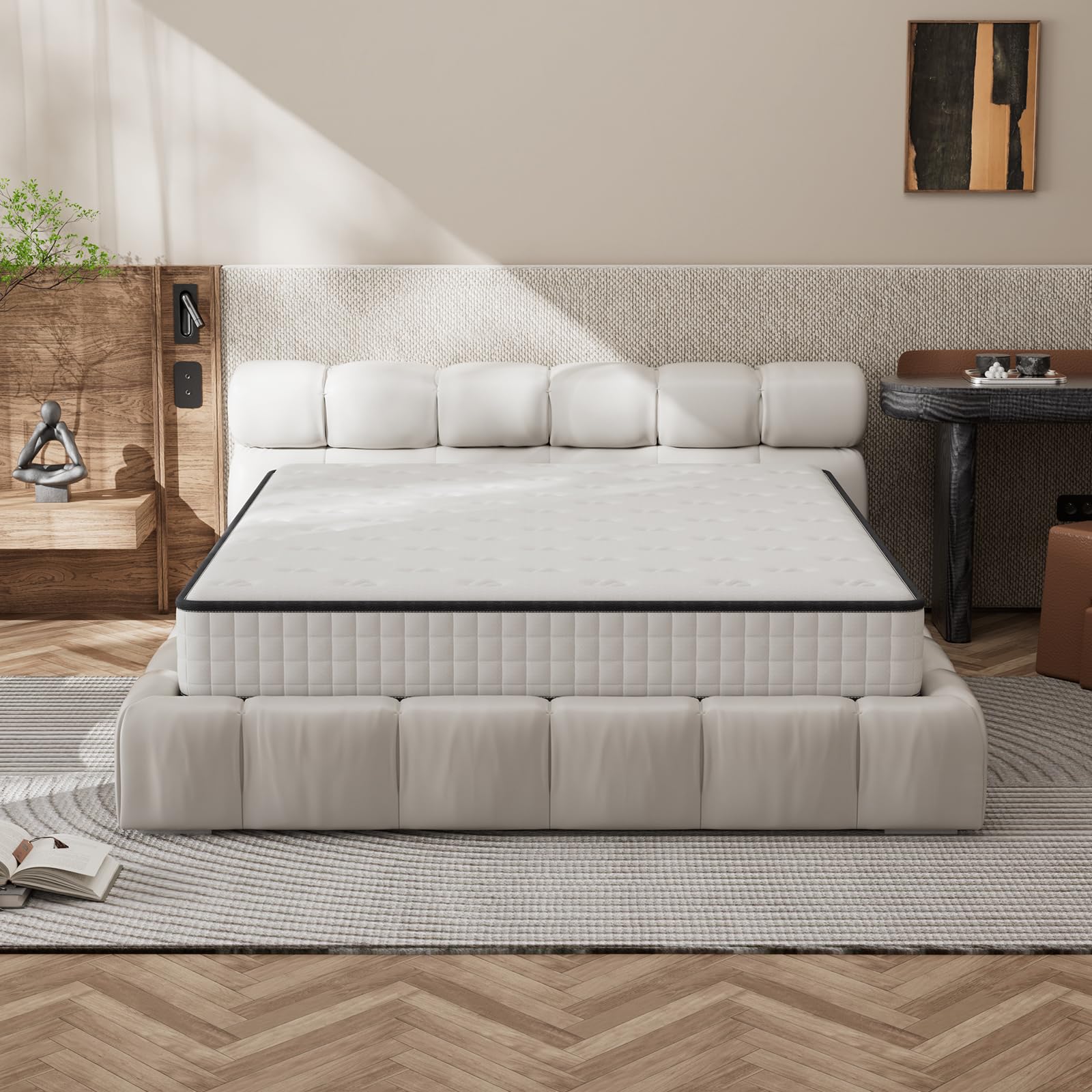 DEWINNER 140x200 cm Memoryschaum Matratze, 30 cm Hoch Schaumstoffmatratze, H2/H3 Wendematratze, Oeko-TEX 100 Zertifiziert, Atmungsaktiv, Hypoallergen & Orthopädisch