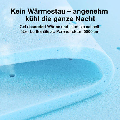Novilla Airflow Kaltschaummatratze 90x200 cm – H3, 7 Zonen